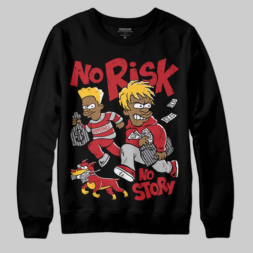 Ferrari 14s superstreetwear Sweatshirt No Risk No Story Graphic