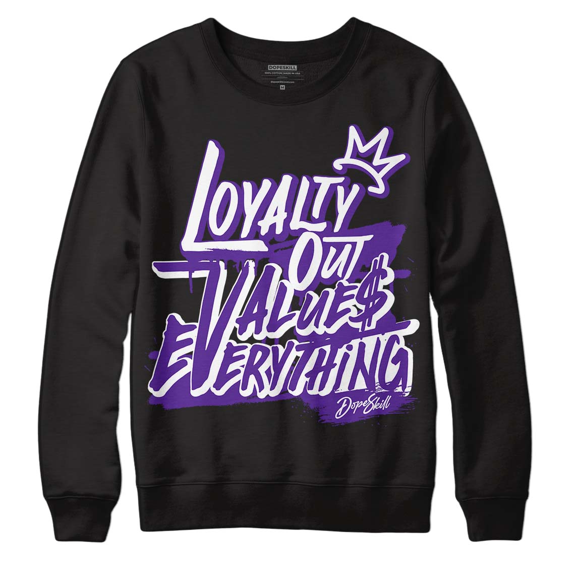 PURPLE Collection superstreetwear Sweatshirt LOVE Graphic