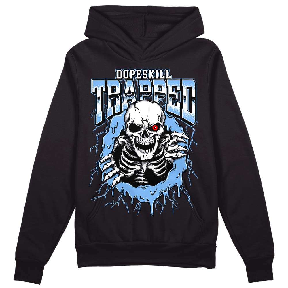 Powder Blue 9s superstreetwear Hoodie Sweatshirt Trapped Halloween Graphic