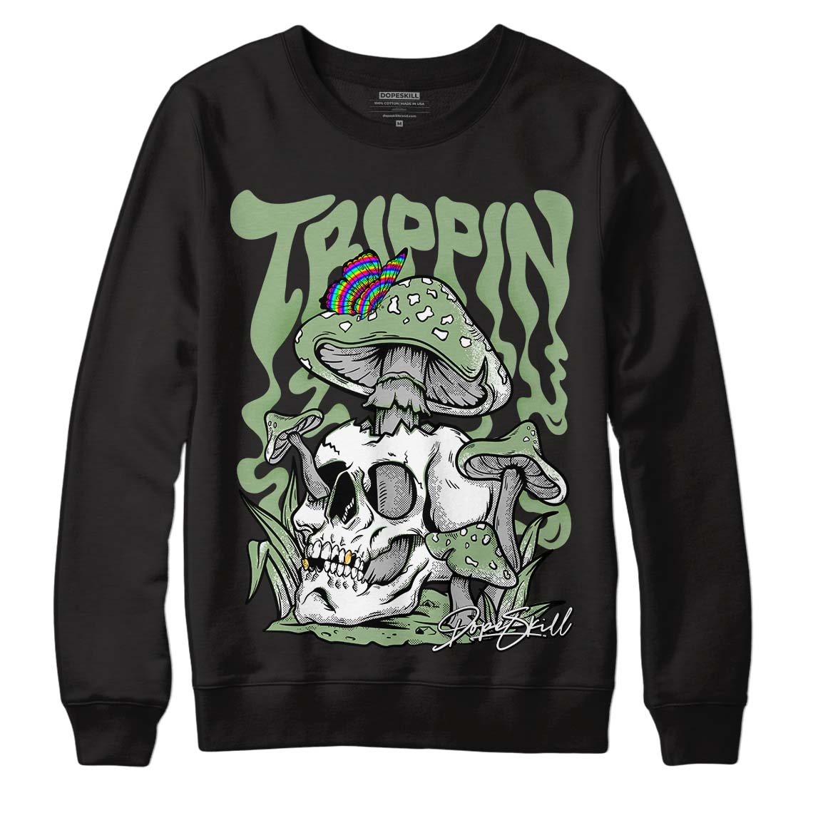 Seafoam 4s superstreetwear Sweatshirt Trippin Graphic