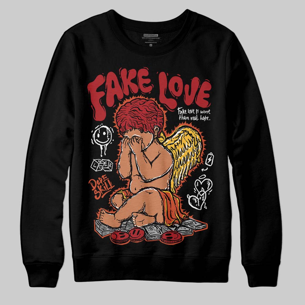 Brick By Brick 4s superstreetwear Sweatshirt False Love Graphic