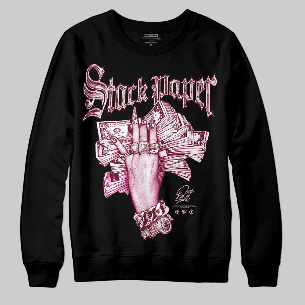 Pink Collection superstreetwear Sweatshirt Stack Paper Graphic