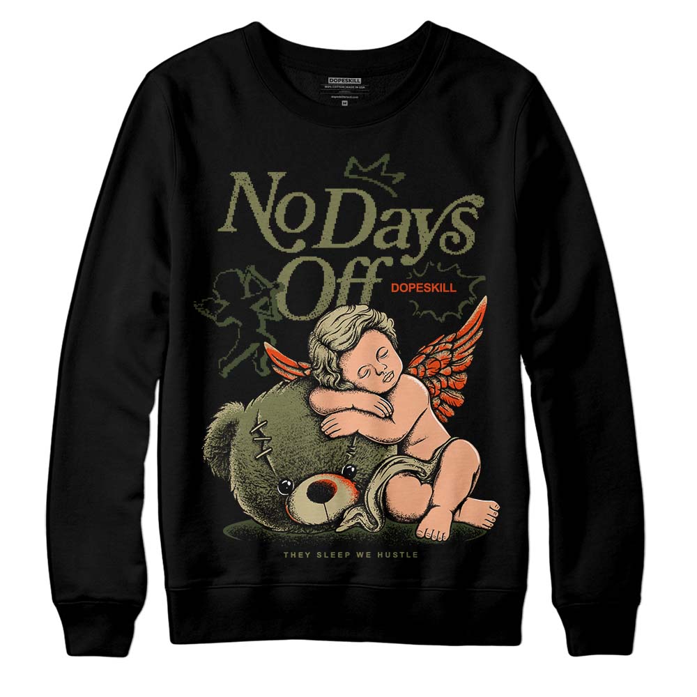 Olive Collection superstreetwear Sweatshirt New No Days Off Graphic