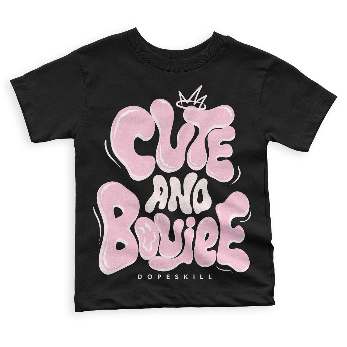 Dunk Low Pink Foam superstreetwear Toddler Kids T-shirt Cute and Boujee Graphic