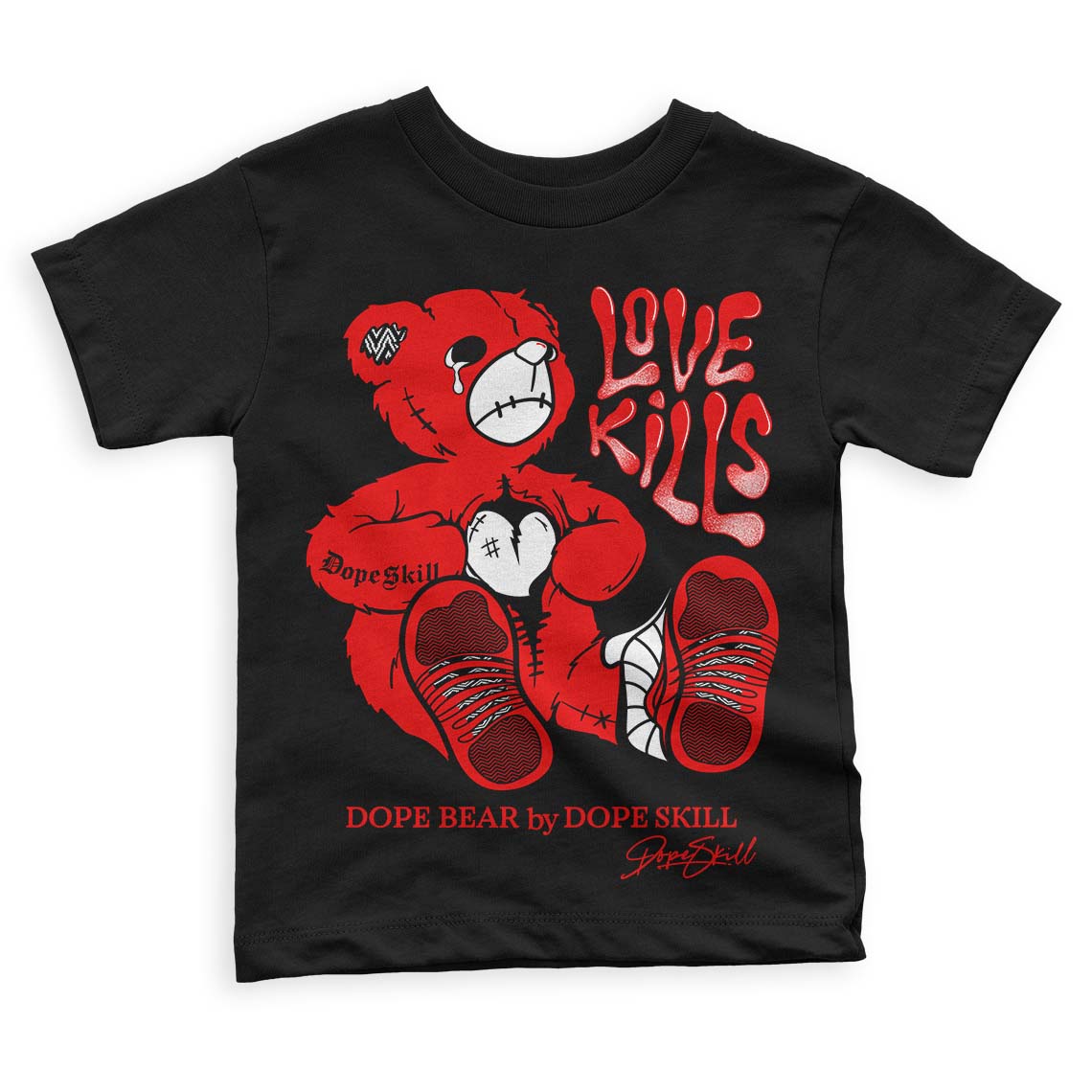 Cherry 12s superstreetwear Toddler Kids T-shirt Love Kills Graphic