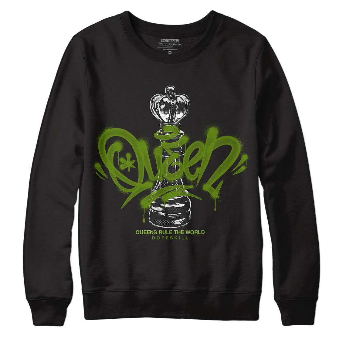 Dunk Low 'Chlorophyll' superstreetwear Sweatshirt Queen Chess Graphic