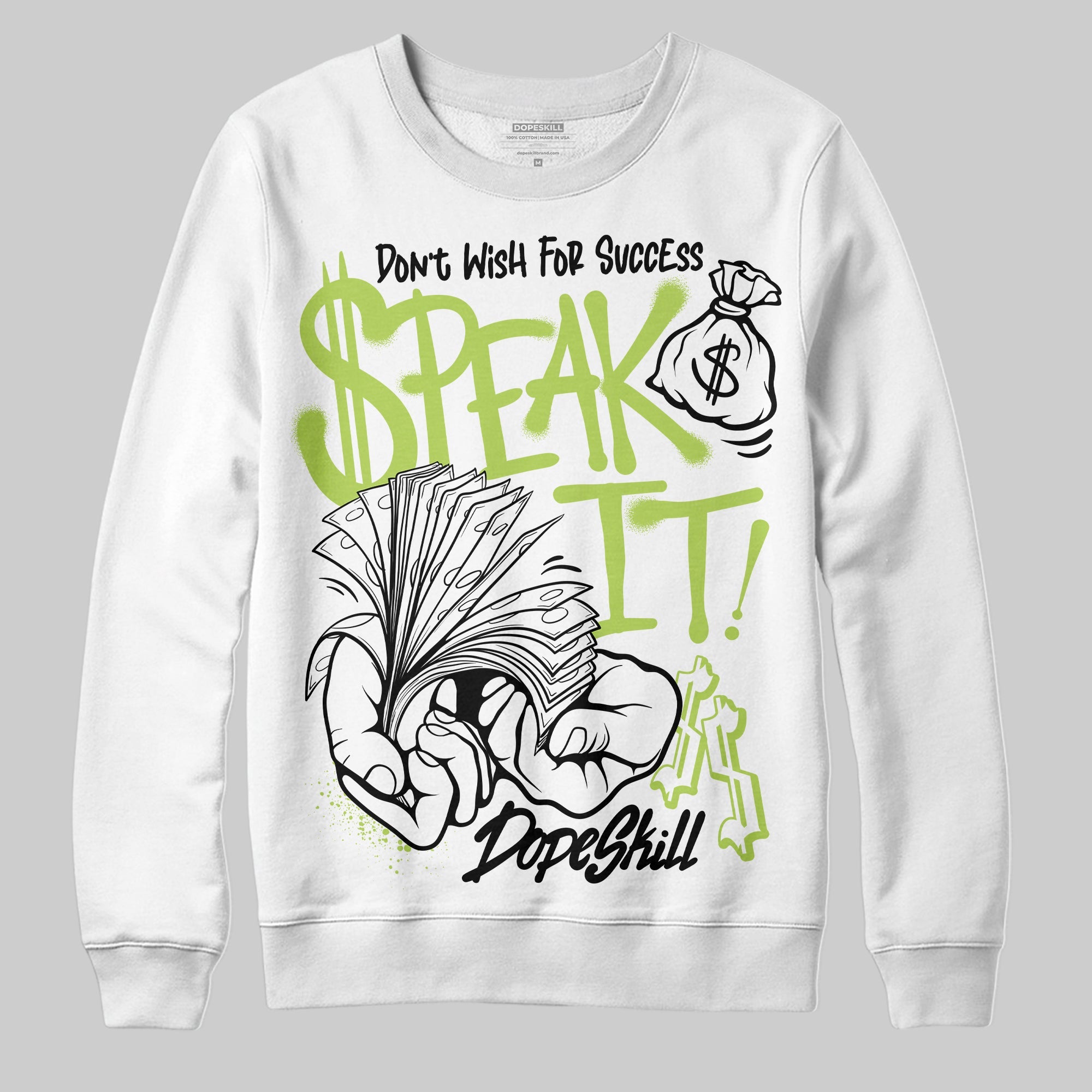 Bright Cactus 13s superstreetwear Sweatshirt Speak It Graphic