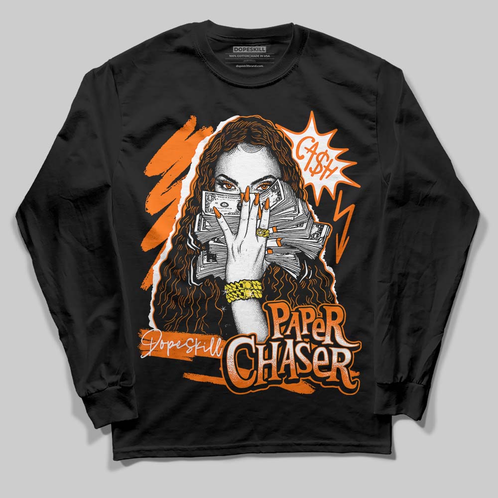 Orange Black White superstreetwear Long Sleeve T-Shirt NPC Graphic