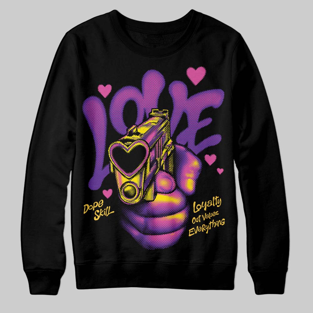 PURPLE Collection superstreetwear Sweatshirt Love Shot Graphic