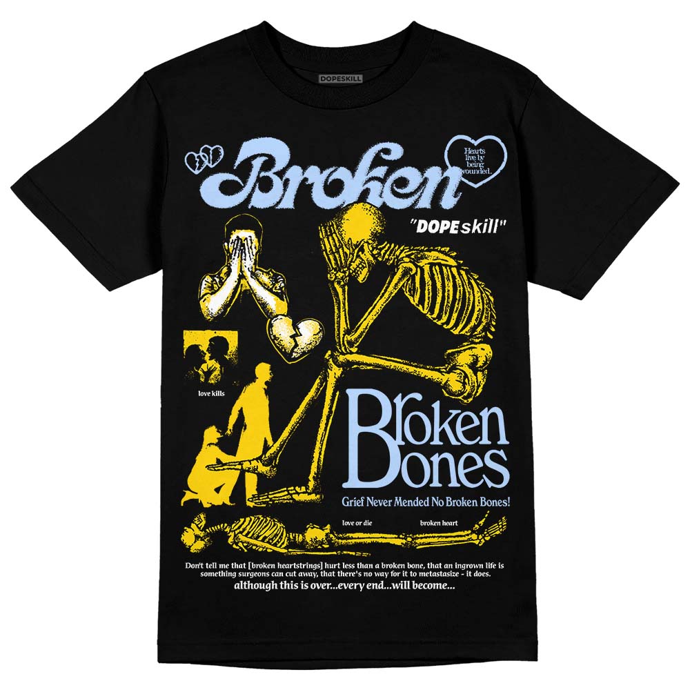 Yellow Ochre 6s superstreetwear T-Shirt Broken Bones Graphic