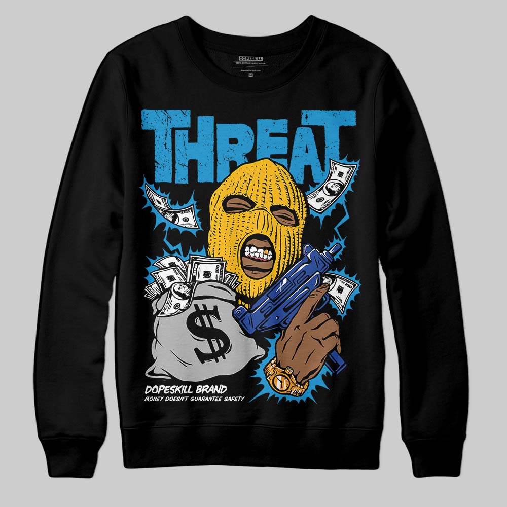 Royal Blue Collection superstreetwear Sweatshirt Under Threat Graphic