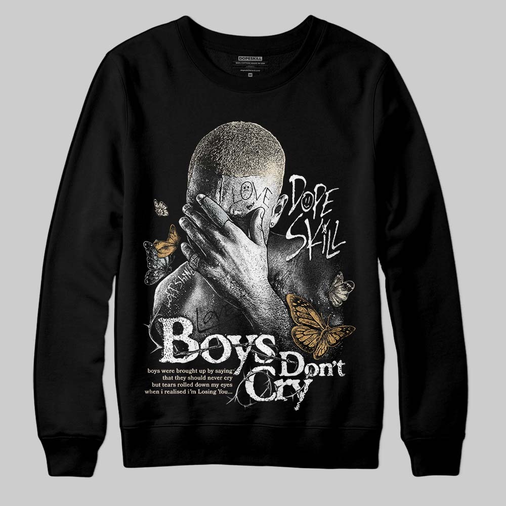 Reverse Metallic 5s superstreetwear Sweatshirt Boys Don't Cry Graphic