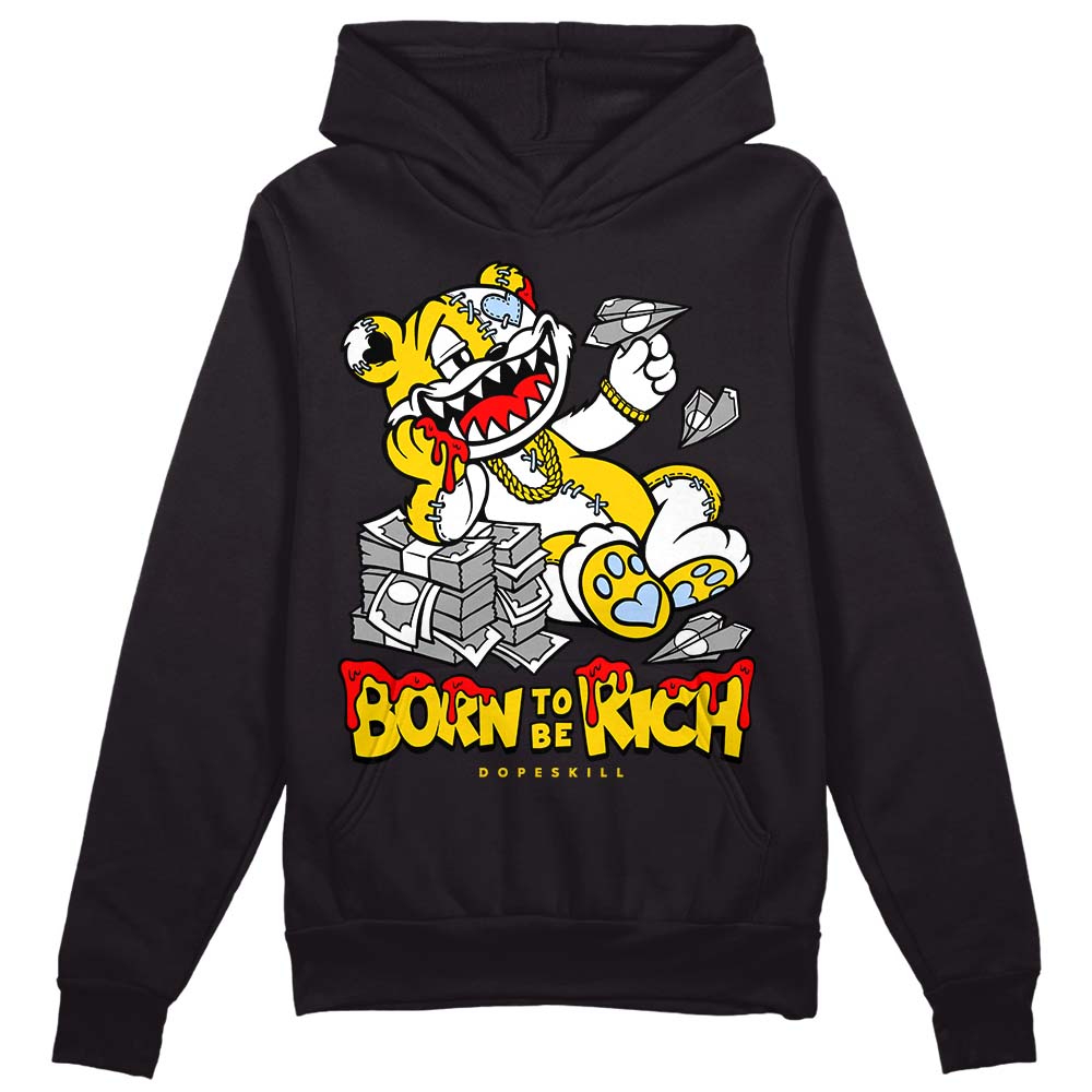 Yellow Ochre 6s superstreetwear Hoodie Sweatshirt Born To Be Rich Graphic