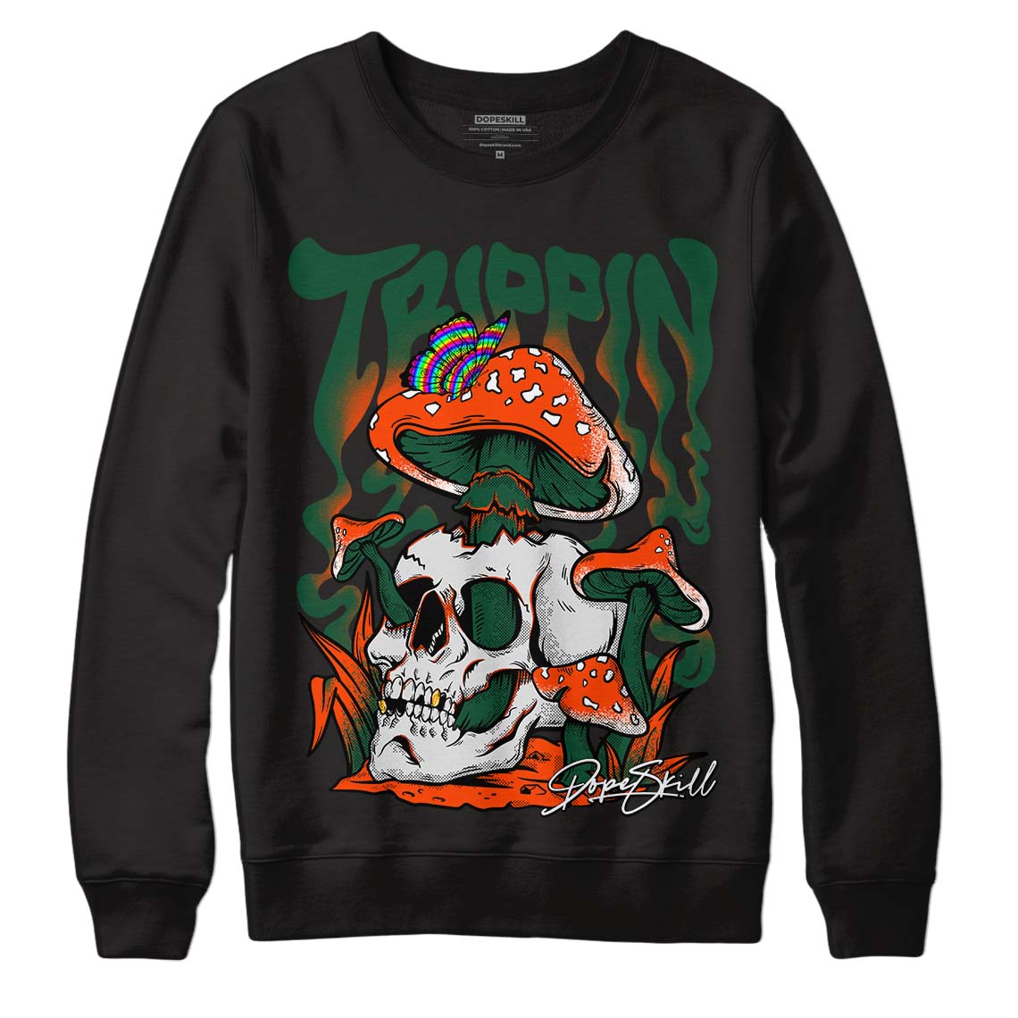 Dunk Low Team Dark Green Orange superstreetwear Sweatshirt Trippin Graphic