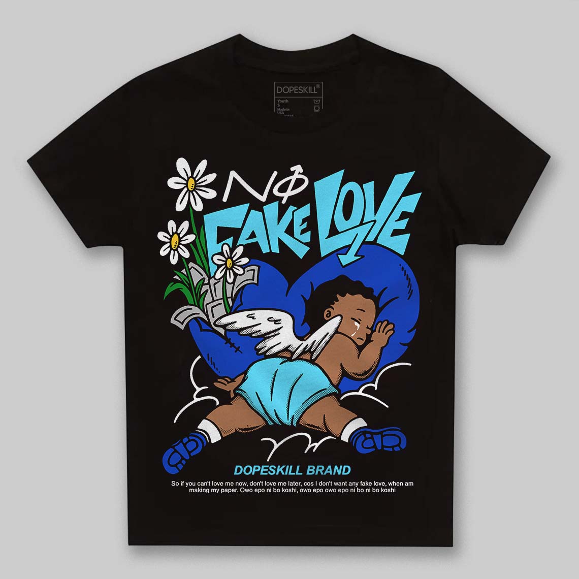SB Dunk Argon superstreetwear Toddler Kids T-shirt No Fake Love Graphic
