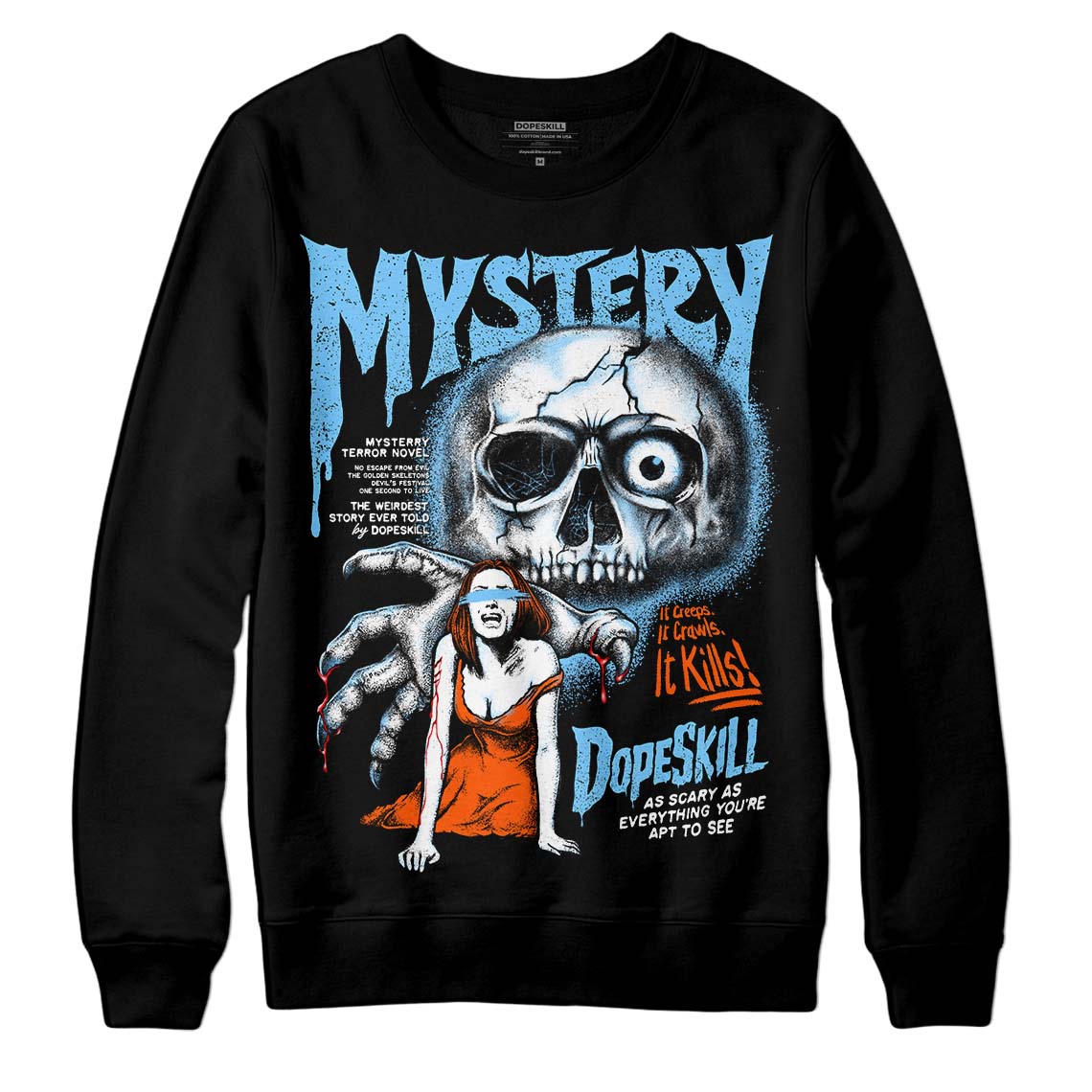 Dunk Futura University Blue superstreetwear Sweatshirt Mystery Ghostly Grasp Graphic