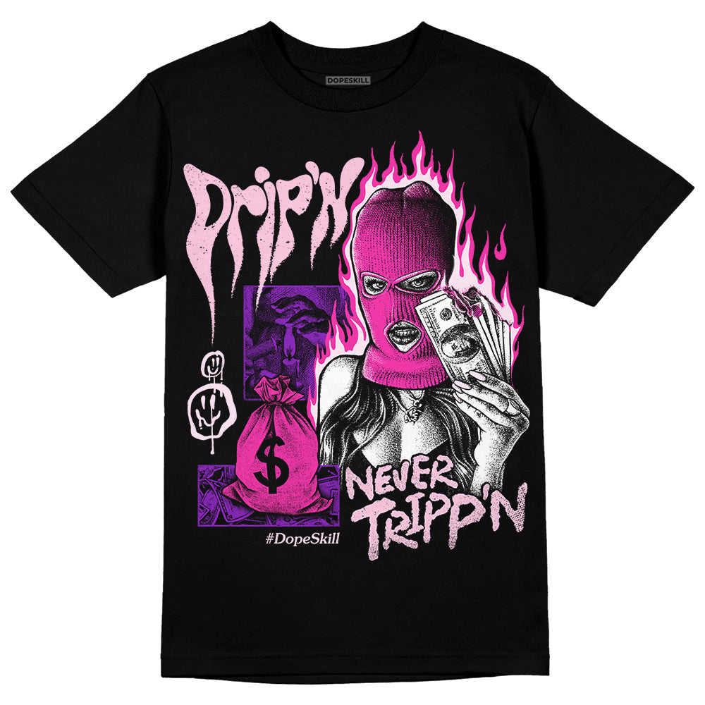 Triple Pink Dunk superstreetwear T-Shirt Drip'n Never Tripp'n Graphic
