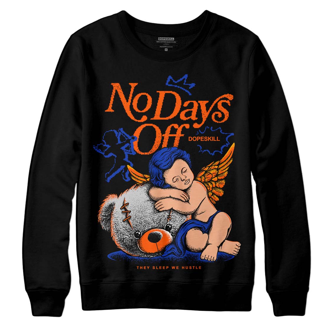 Dunk Low Futura Orange Blaze superstreetwear Sweatshirt New No Days Off Graphic