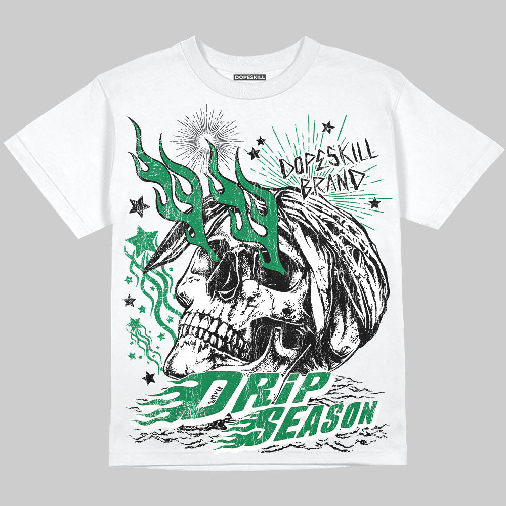 Green Collection superstreetwear Oversize Print T-Shirt Drip Season Graphic