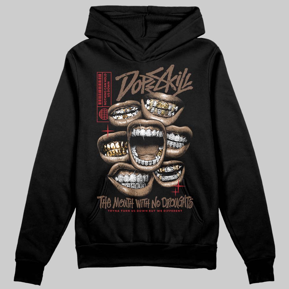 Olive 9s superstreetwear Hoodie Sweatshirt The Mouth With No Droughts Graphic