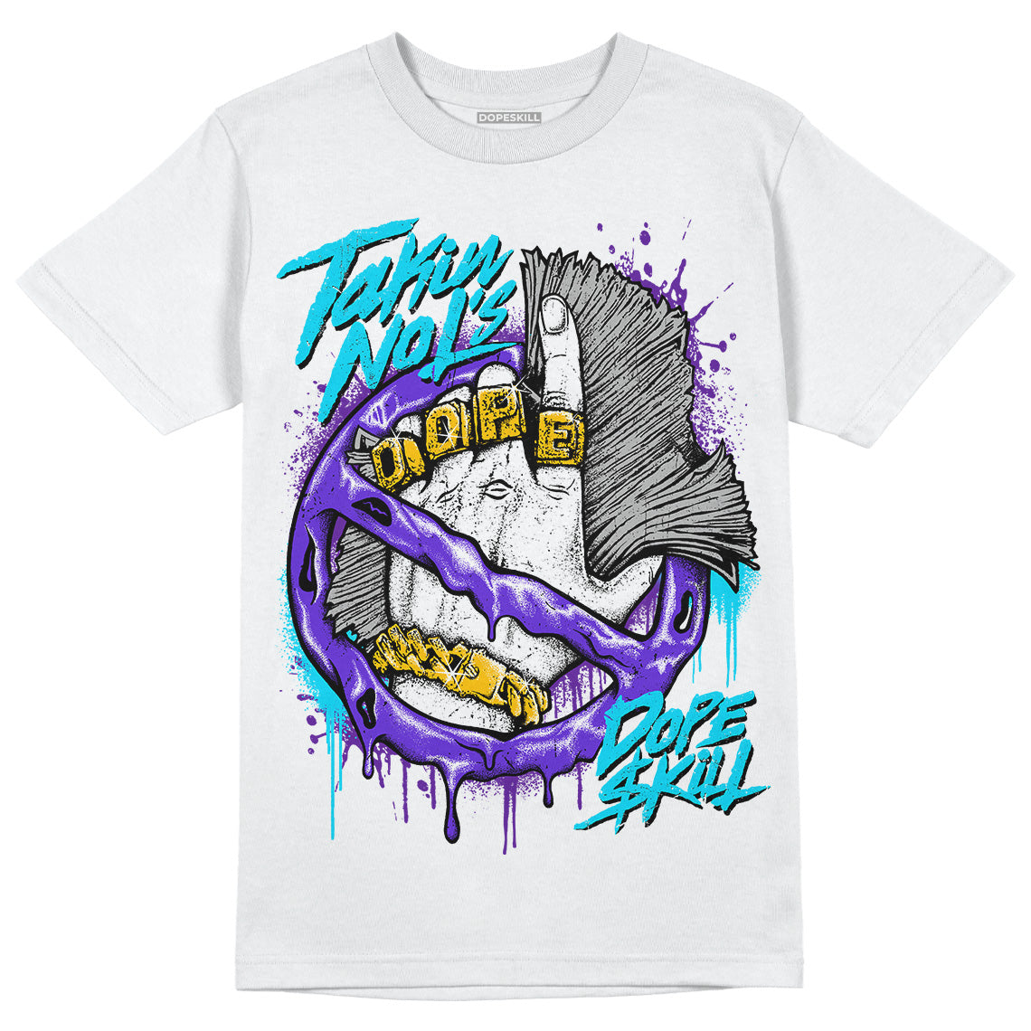 Aqua 6s superstreetwear T-Shirt Takin No L's Graphic