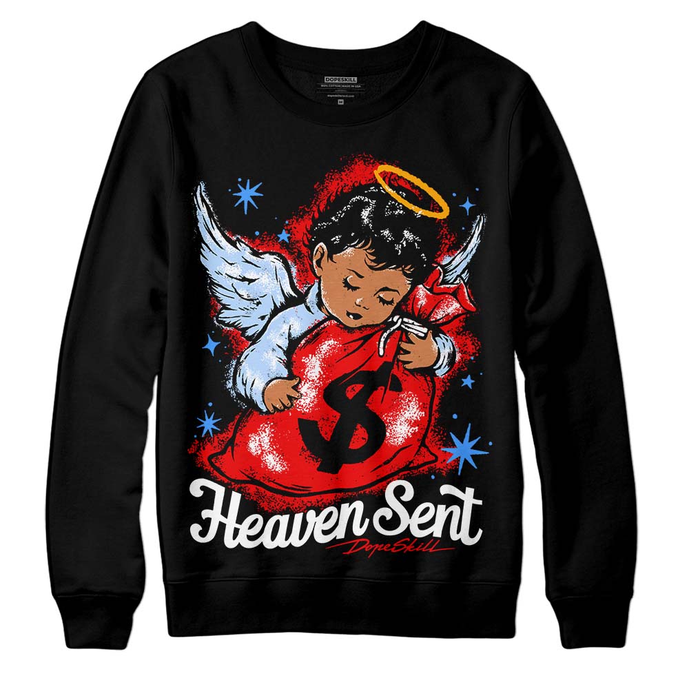 Cherry 11s superstreetwear Sweatshirt Heaven Sent Graphic