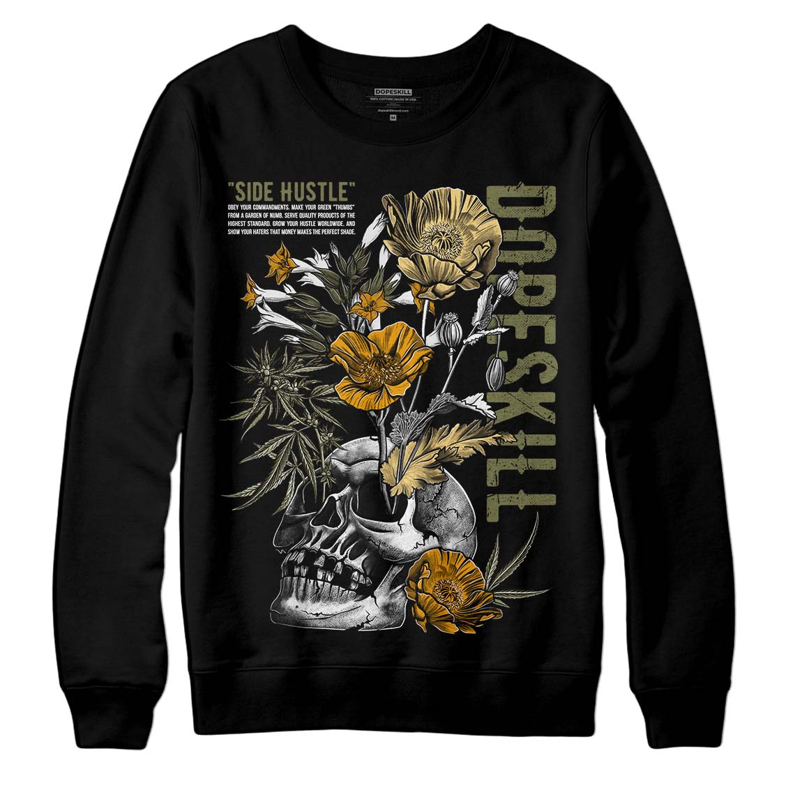 Craft Olive 4s superstreetwear Sweatshirt Side Hustle Graphic