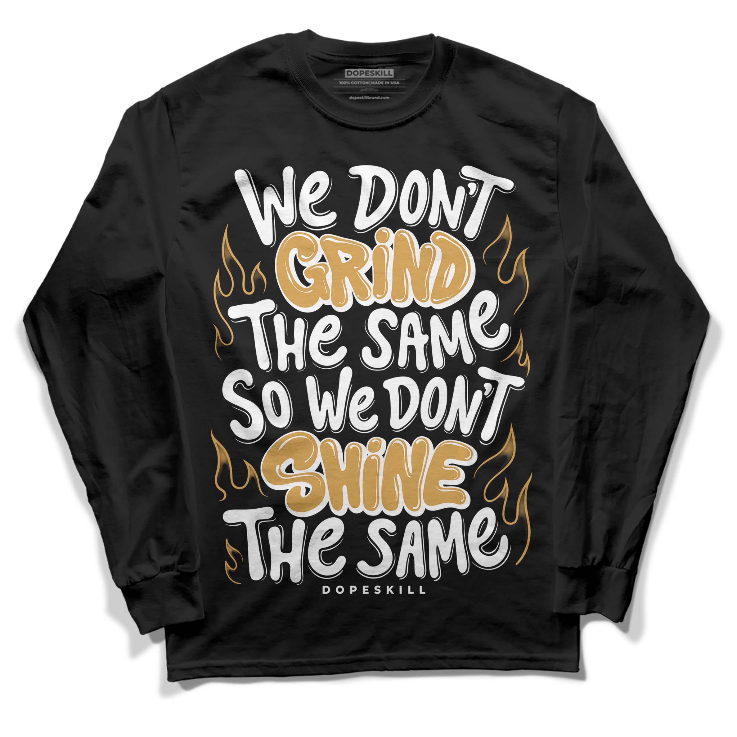 Gratitude 11s superstreetwear Long Sleeve T-Shirt Grind Shine Graphic