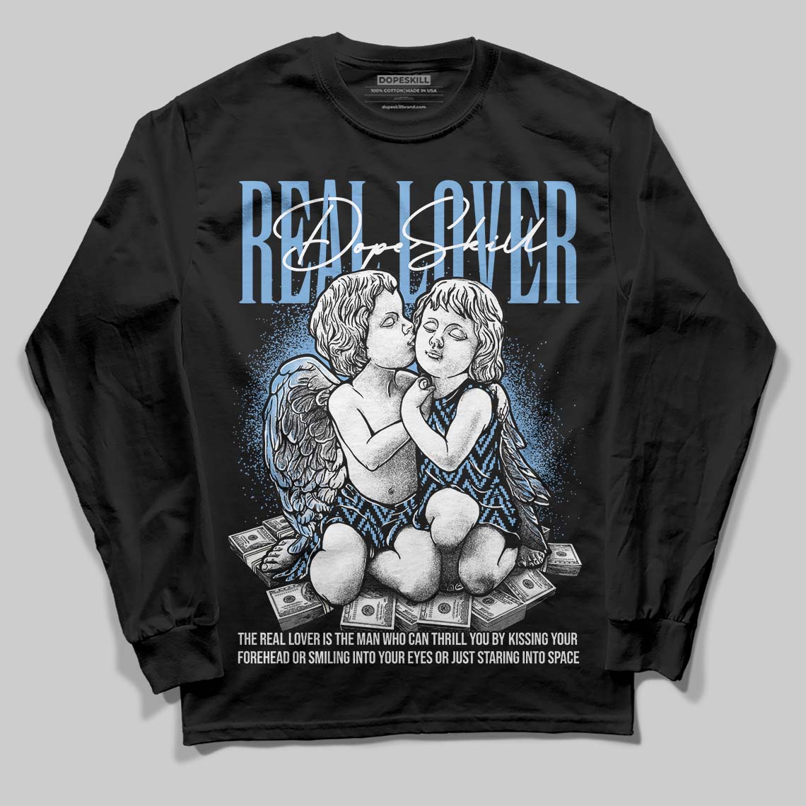 Melo 12s superstreetwear Long Sleeve T-Shirt Real Lover Graphic