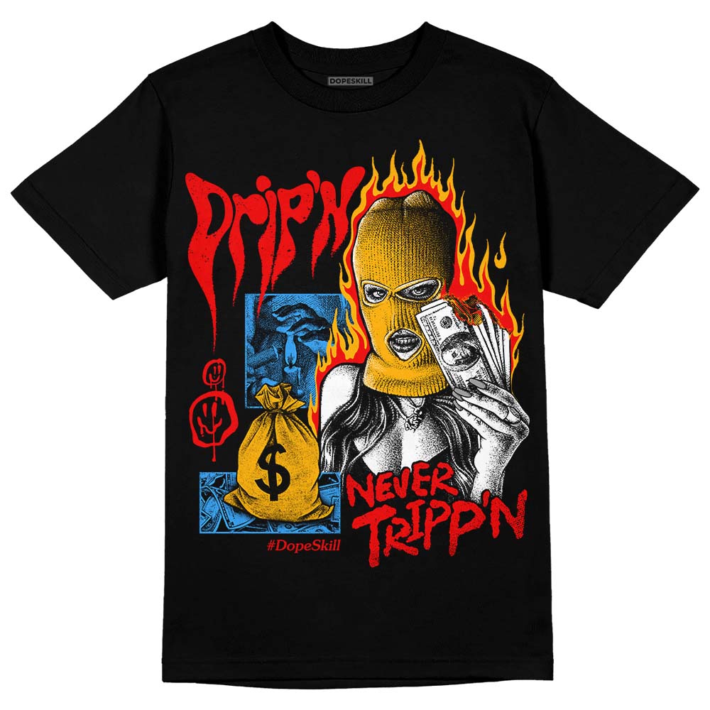 Red Collection superstreetwear T-Shirt Drip'n Never Tripp'n Graphic