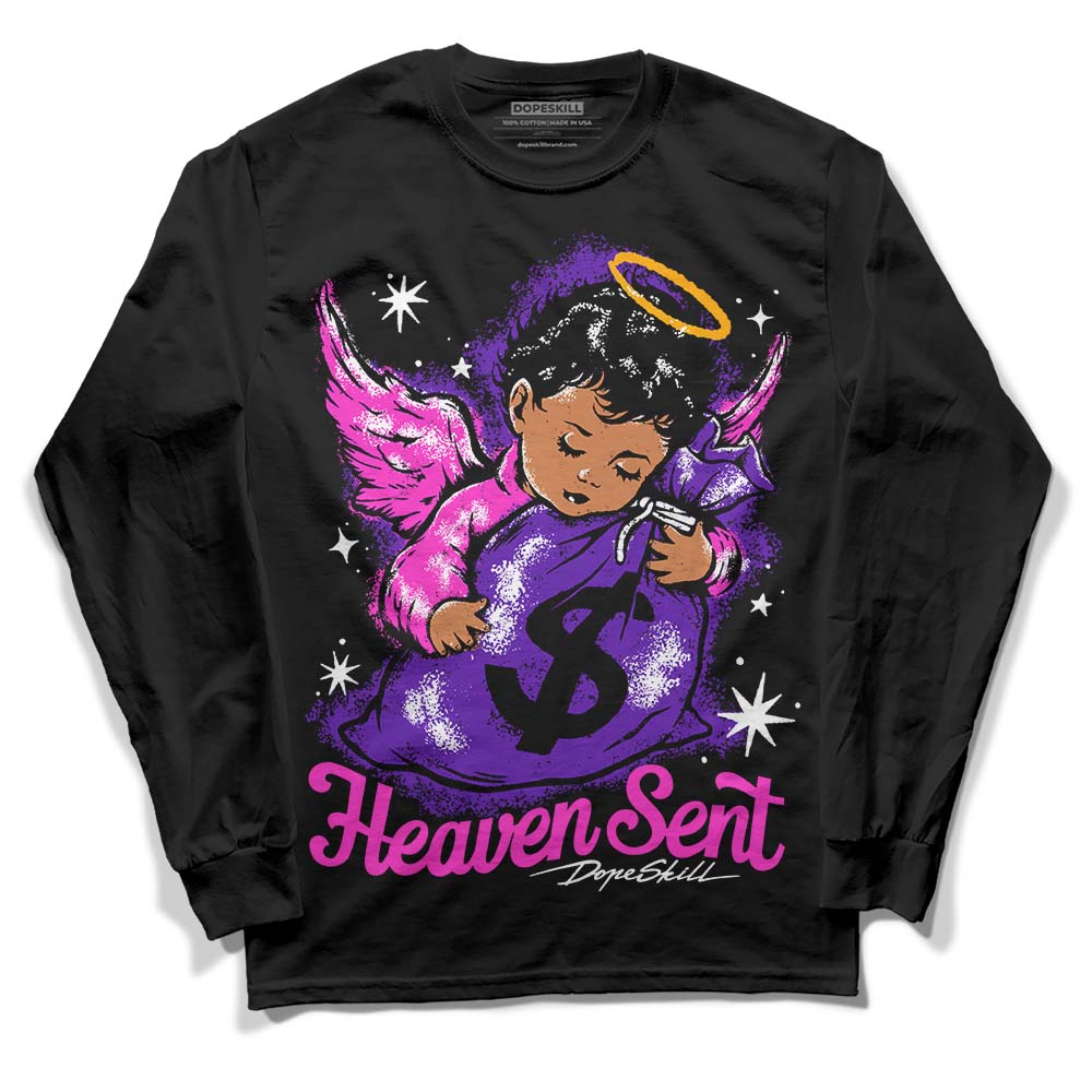 Court Purple 13s superstreetwear Long Sleeve T-Shirt Heaven Sent Graphic
