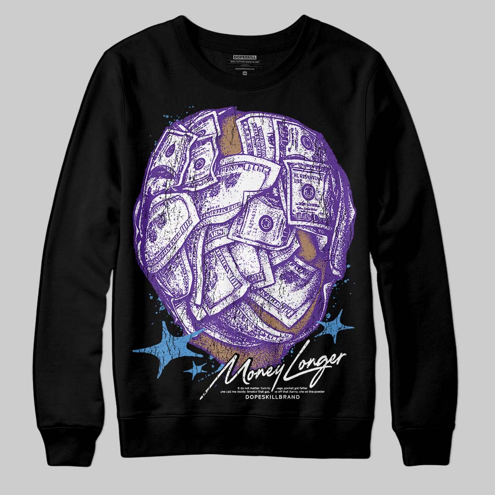PURPLE Collection superstreetwear Sweatshirt Money Longer Graphic