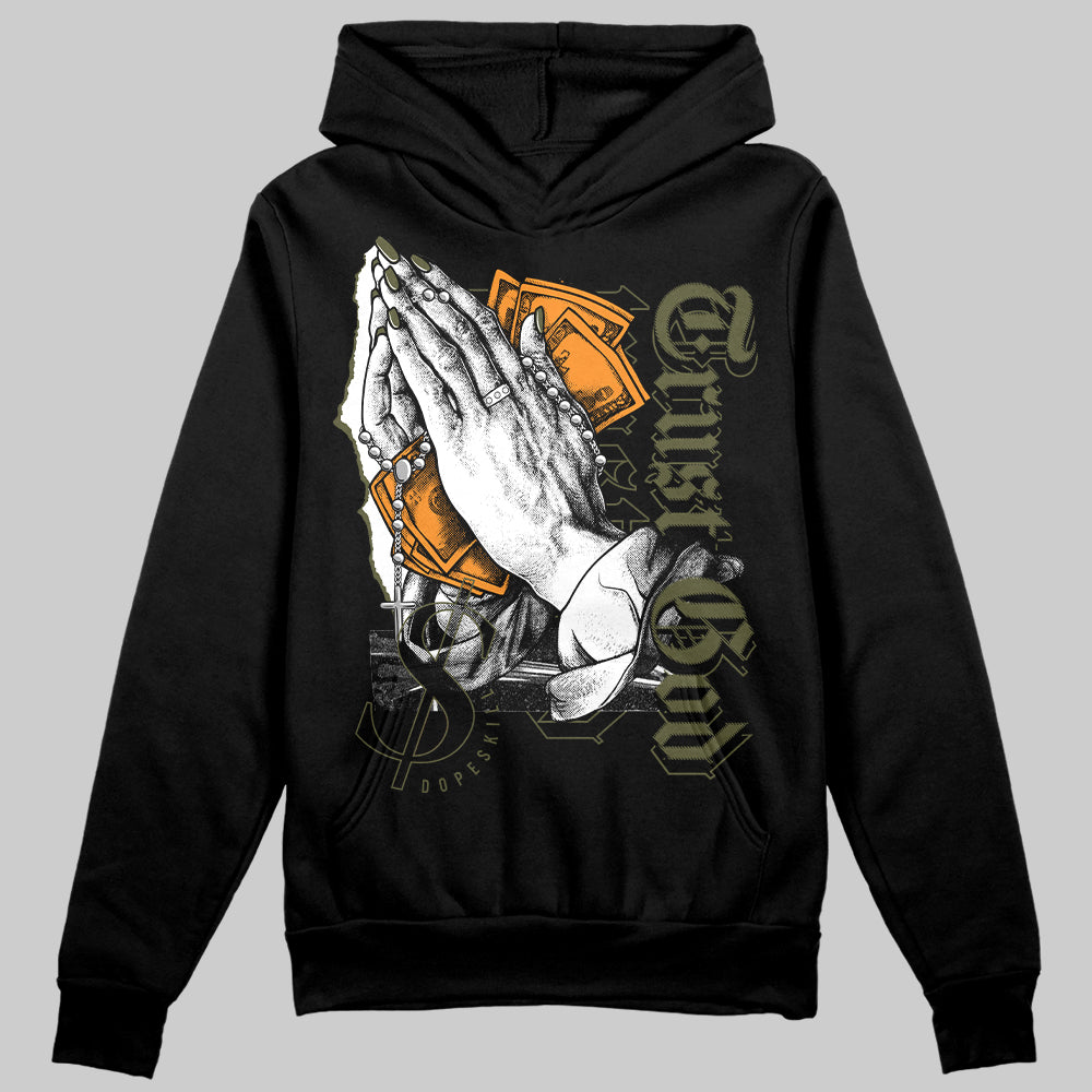 Olive 5s superstreetwear Hoodie Sweatshirt Trust God Graphic