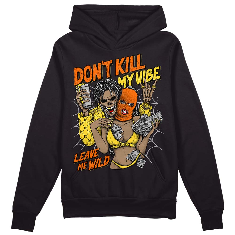 Black Tour Yellow AJ 4 Thunder superstreetwear Hoodie Sweatshirt Don't Kill My Vibe Graphic