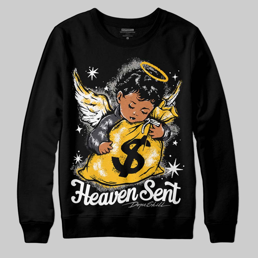 Black Cat 3s superstreetwear Sweatshirt Heaven Sent Graphic