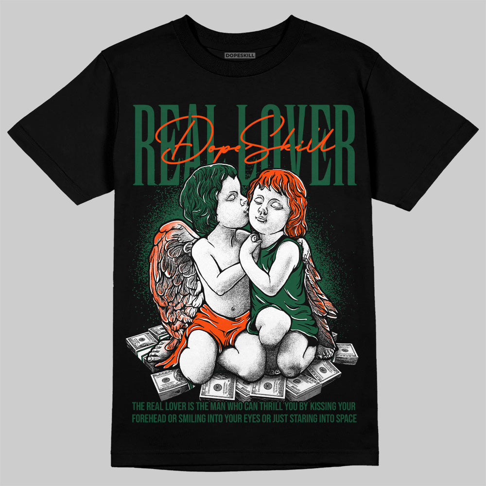 Dunk Low Team Dark Green Orange superstreetwear T-Shirt Real Lover Graphic