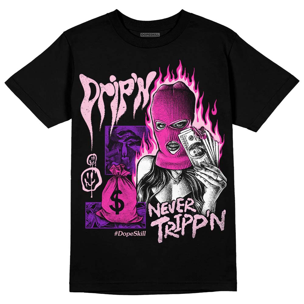 Pink Collection superstreetwear T-Shirt Drip'n Never Tripp'n Graphic