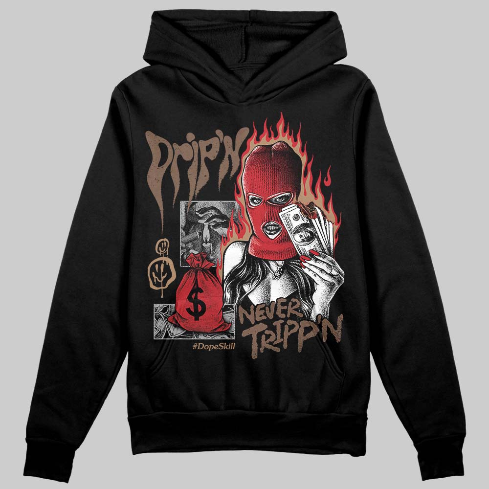 Olive 9s superstreetwear Hoodie Sweatshirt Drip'n Never Tripp'n Graphic