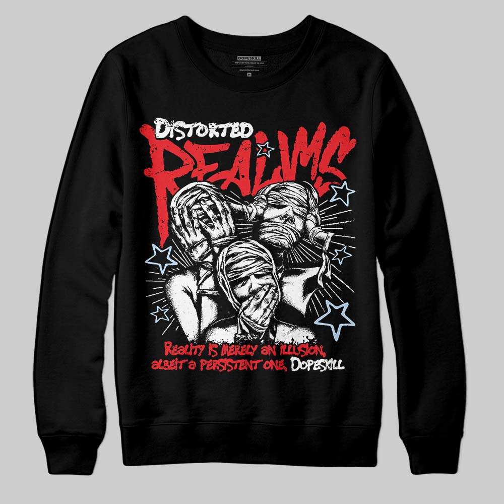 Cherry 11s superstreetwear Sweatshirt Distorted Realms Graphic