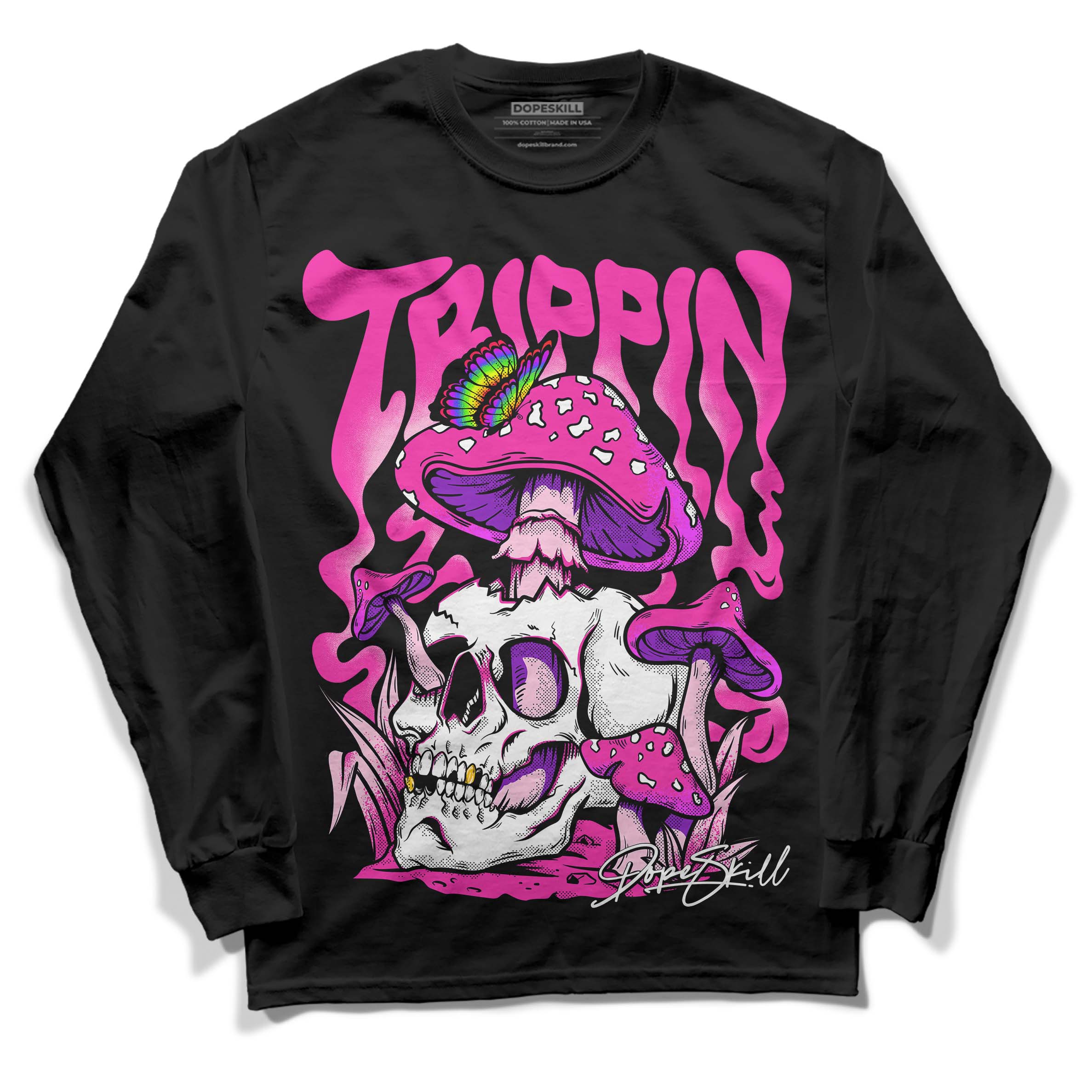 Pink Collection superstreetwear Long Sleeve T-Shirt Trippin Graphic