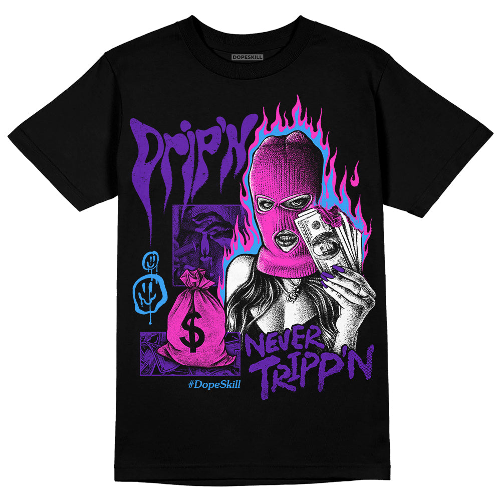 Dunk Purple Championship Court White superstreetwear T-Shirt Drip'n Never Tripp'n Graphic