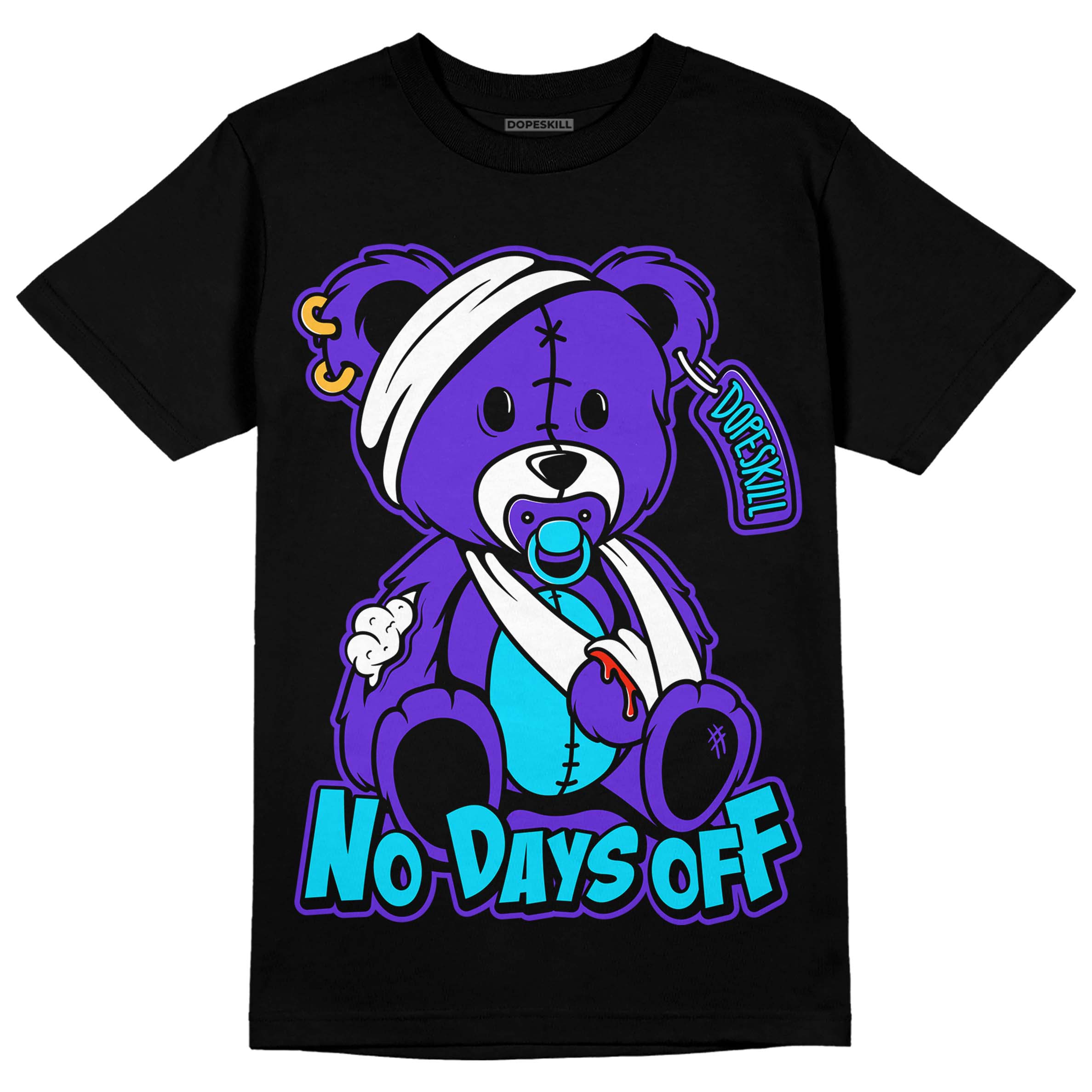 Aqua 6s superstreetwear T-Shirt Hurt Bear Graphic
