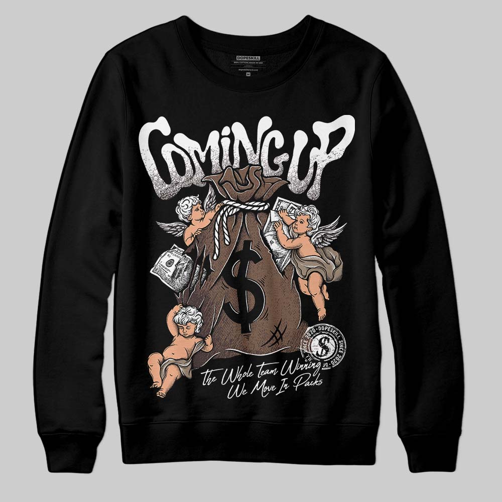 Baroque Brown 12s superstreetwear Sweatshirt Money Bag Coming Up Graphic
