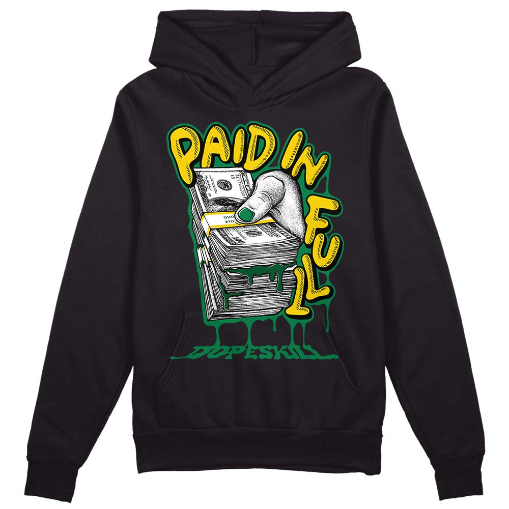 Green Collection superstreetwear Hoodie Sweatshirt Paid In Full Graphic