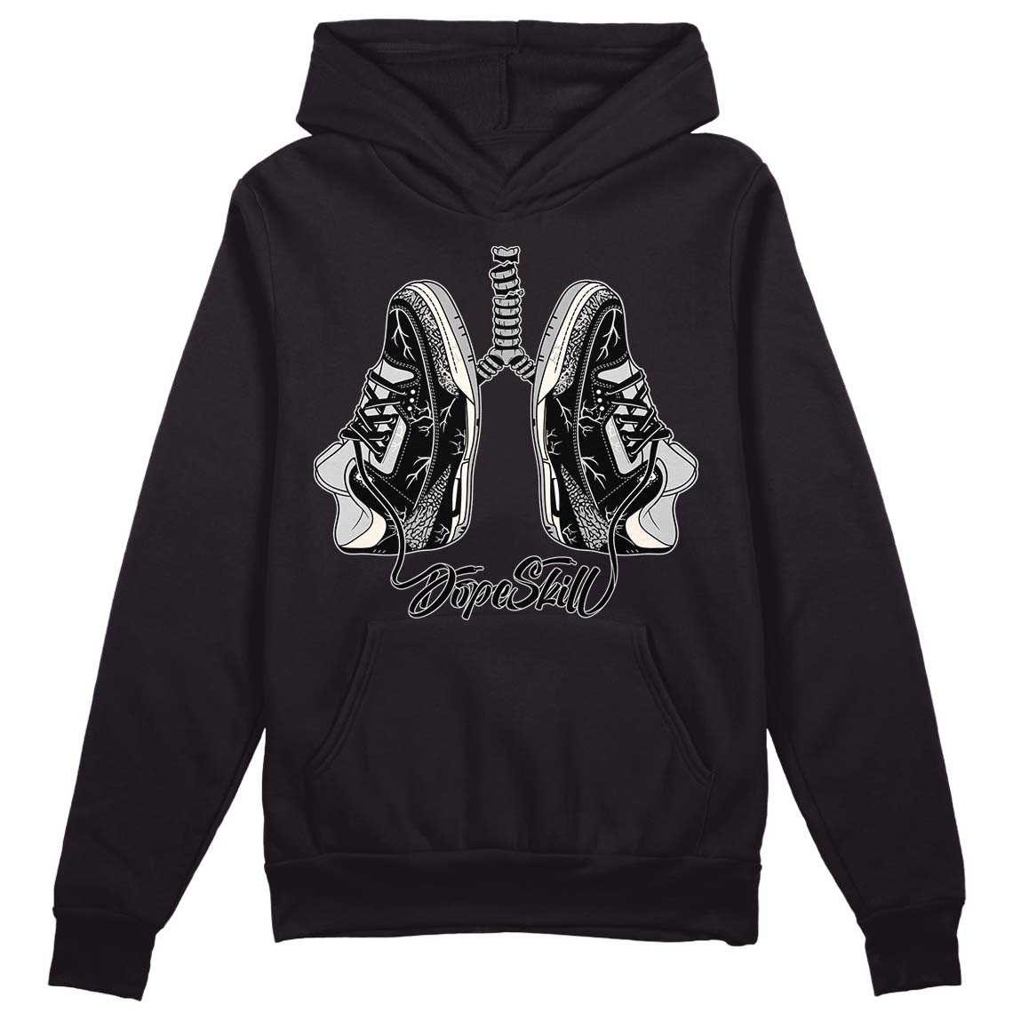 Off Noir 3s superstreetwear Hoodie Sweatshirt Breathe Graphic