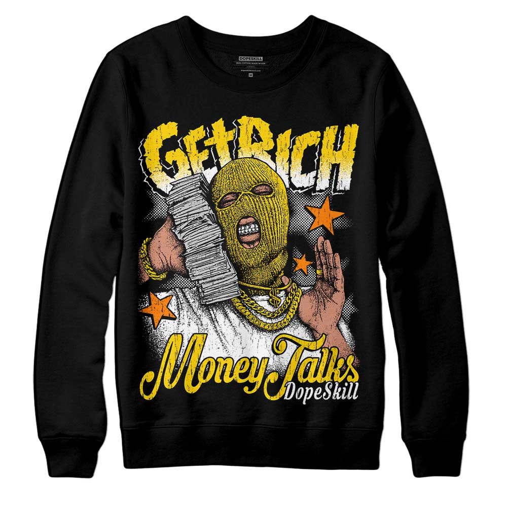 Yellow Ochre 6s superstreetwear Sweatshirt Get Rich Graphic