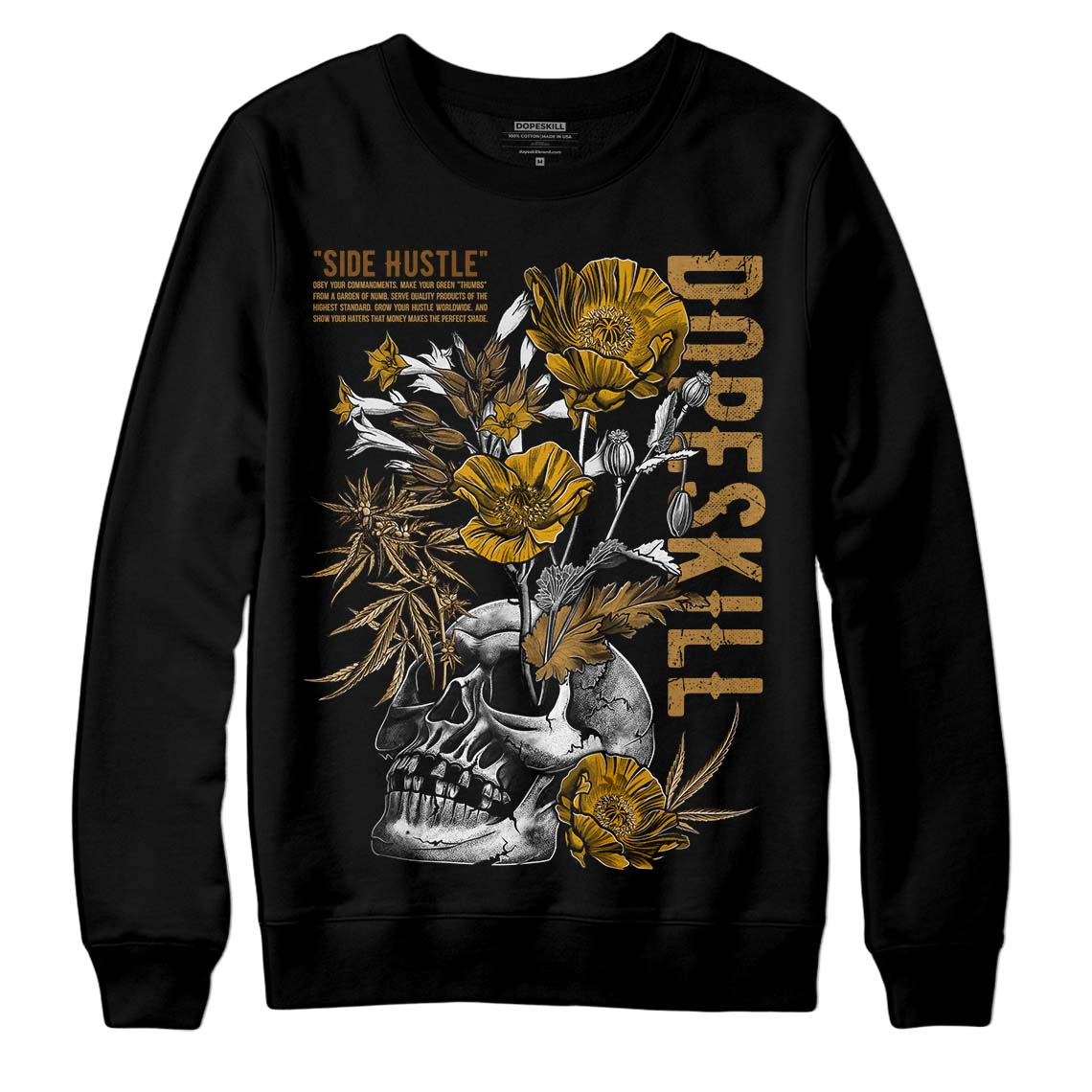 Wheat 13s superstreetwear Sweatshirt Side Hustle Graphic