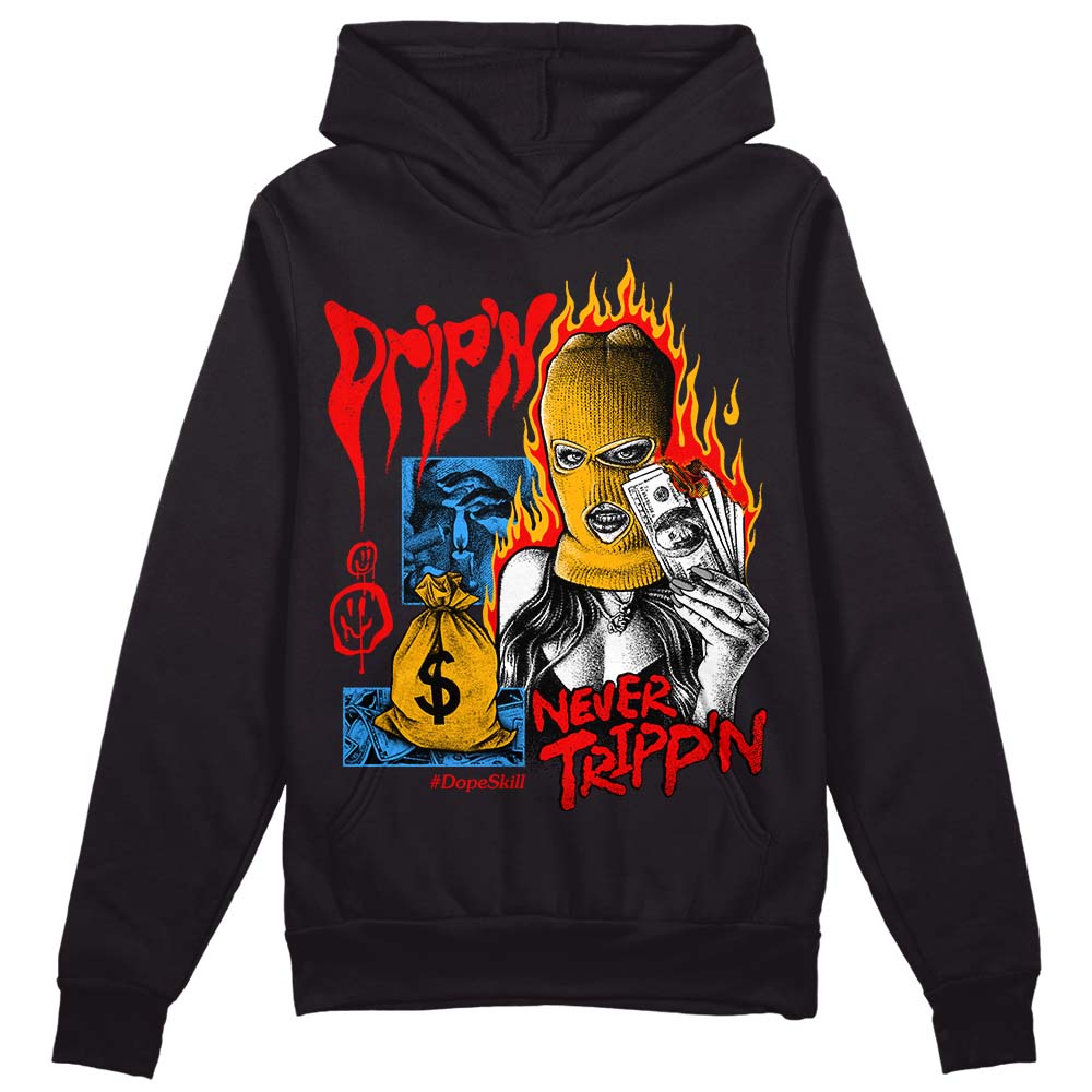 Red Collection superstreetwear Hoodie Sweatshirt Drip'n Never Tripp'n Graphic