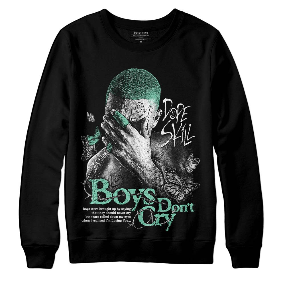 Green Glow 3s superstreetwear Sweatshirt Boys Don't Cry Graphic