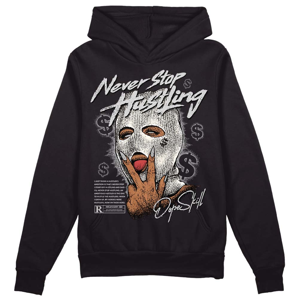 Off Noir 3s superstreetwear Hoodie Sweatshirt Never Stop Hustling Graphic